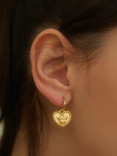 wearing Kayla Gold Hoops